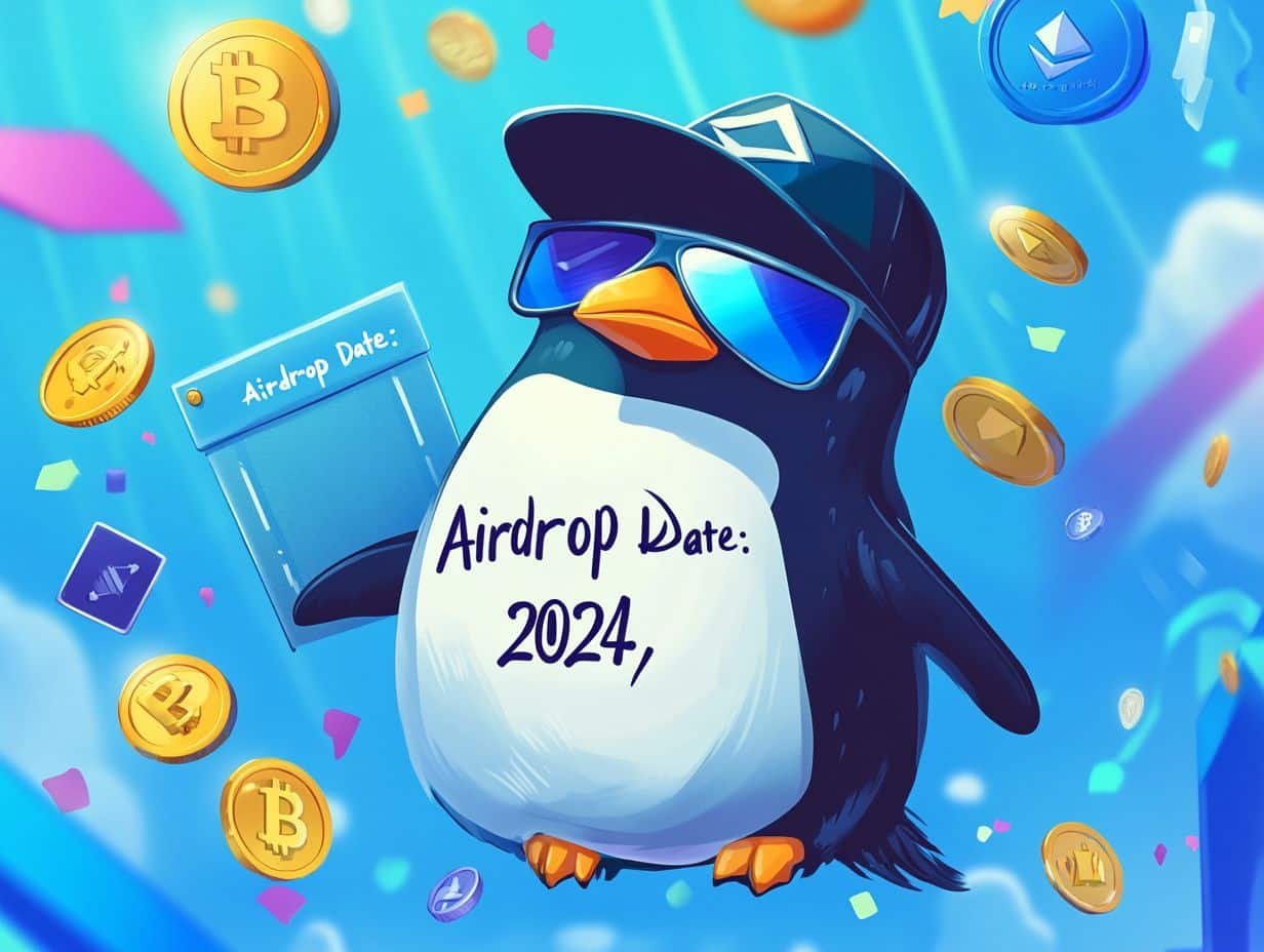 When is the Listing Date for the Penguin Airdrop?